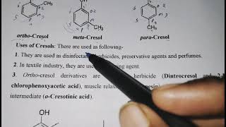 CresolHydroxytolueneStructureUsesPharmaceutical organic ChemistryBPharmSecond yearThird sem [upl. by Anairam]