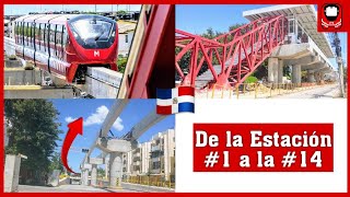 AVANCES de la LÍNEA COMPLETA del MONORRIEL de SANTIAGO ⭕🇩🇴🚝 Estaciones y viaducto Ago 2024 [upl. by Croft870]