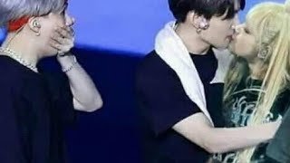 Lisa Kisses Jungkook on stage during performance 😮😳😱 [upl. by Auqenwahs]