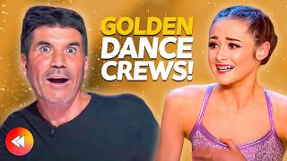 GOLDEN Buzzer Dance Crews On AGT And BGT 💃✨ [upl. by Ika]