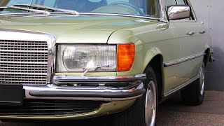 1978 MercedesBenz 350 SE W116 first Sclass [upl. by Anyak]