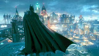 Batman Arkham Knight  Epic Flawless Combat amp Beautiful Gotham City Free Roam Gameplay [upl. by Naltiak]