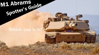 How to recognize different Abrams tank variants M1 Abrams Spotters Guide [upl. by Neersan503]