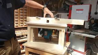 Rebating and Lap Joint Makita 12quot Router and Bench Top Router Table [upl. by Dunaville]