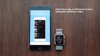 Facer iOS for Apple Watch Tutorial [upl. by Wootan]