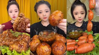 ASMR MUKBANG spicy Pork Bellly Soothing Sounds While Enjoying Delicious 먹방 모음이 팅쇼 리얼 사운드 276 [upl. by Cho]