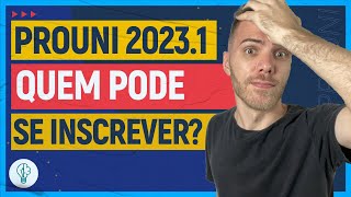 PROUNI 2023 QUEM PODE SE INSCREVER  Requisitos Prouni [upl. by Desireah]