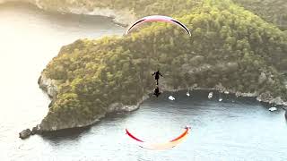 Close amp great moments of TEAM AIRBOUND 2023 SYNCHROPARAGLIDING [upl. by Conn]