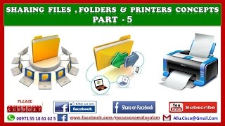 MCSE CCNA HACKING MALAYALAM PART 5  How To Share FoldersFiles and Printers  PART1 [upl. by Lohman]