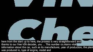 Vin number check free autozone how to use the vin decoder to do a vin number check enter [upl. by Gerhardt698]