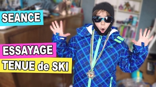 VLOG  SHOPPING SKI  Séance ESSAYAGE tenue de ski pour Fantin  VACANCES dHiver😀❄❄ [upl. by Katushka]