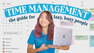 the definitive TIME MANAGEMENT GUIDE for busy but lazy people [upl. by Rives]