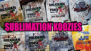 How To Sublimate Can Coolers Koozies [upl. by Eytteb932]