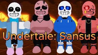 SwapSwap Sans SC Sans Decadent Sans PSBUF Sans Characters Showcase  Undertale Sansus  Roblox [upl. by Allwein]