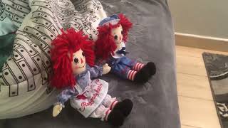 Raggedy Ann amp Andy watching their own Movie [upl. by Yendys]