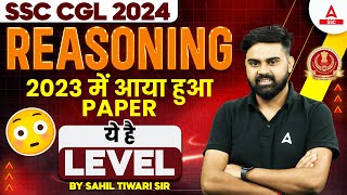 SSC CGL 2024 Reasoning Previous Year Paper  Reasoning By Sahil Tiwari [upl. by Eiramesor164]