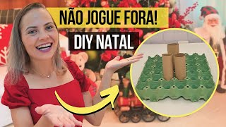 DIY NATAL 2023🎄Faça Você Mesmo LINDA DECORAÇÃO GASTANDO POUCO ✨Ideias Baratinhas Para o Natal [upl. by Dyrrej]