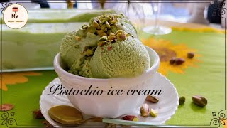 Pistachio Ice Cream  Very Delicious Recipe [upl. by Flo]