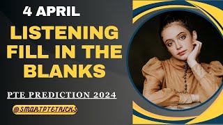 PTE Listening Fill in the Blanks  April 2024  Most Repeated [upl. by Razatlab]