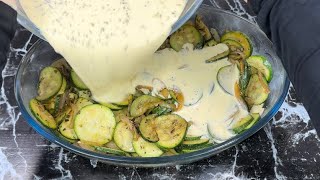 Ce n’est pas un gratin ni une quiche 🥒 Une nouvelle façon de cuisiner les courgettes 👩🏻‍🍳 [upl. by Llerrehs353]