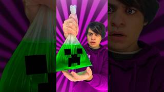 fiz SACO EXPLOSIVO do CREEPER de MINECRAFT [upl. by Anerb]