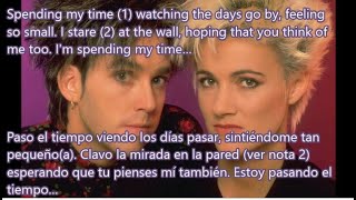 Spending my time  Roxette letra subtitulada español inglés [upl. by Nospmas]