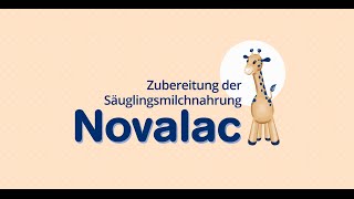 Zubereitung der Milchnahrung Novalac [upl. by Jeunesse]