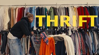 Im not rich I just thrift  Cinematic Vlog [upl. by Yssenhguahs]