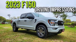 2023 Ford F150 4x4 STX Pickup Driving Impressions [upl. by Esirahc]