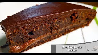 bombastischer ZucchiniSchokokuchen  Vegan kann so einfach sein [upl. by Ailesor]