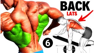 6 BEST EXERCISES FOR BIGGER BACK। BACK WORKOUT AT GYM FOR MEN। BACK EXERCISE।। [upl. by Humfrid]