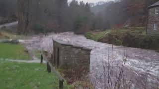 historical flooding at hardcastle crags [upl. by Alegna727]