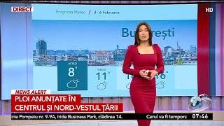 Prognoza meteo pentru acest weekend Vremea se încălzește însă sunt așteptate ploi și ninsori [upl. by Haikan967]