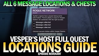 Rogue Network Complete Quest Guide  Vespers Host Dungeon All Messages Chests amp Key Locations [upl. by Esac78]