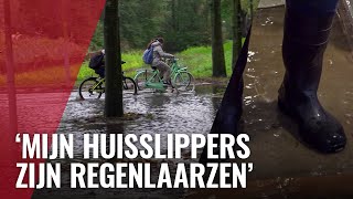 Extreme wateroverlast na regen kelders en pleinen ondergelopen [upl. by Sayre859]