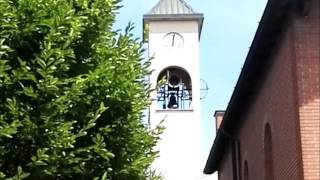 Le campane di Borghetto Lodigiano LO Fraz Casoni  Chiesa Parr di S Giuseppe 2 video 217 [upl. by Ruon448]