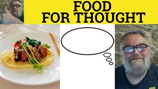 🔵 Food For Thought  Idioms  ESL British English Pronunciation [upl. by Otreblanauj264]