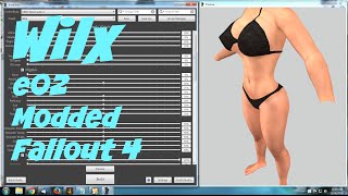 e02 Using BodySlide to make best body and fit the cloths  Fallout 4 [upl. by Neyu184]