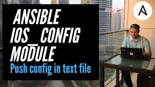 Ansible IOSConfig Module Part 2 Pushing configuration from txt file [upl. by Ahsataj]