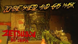 Zetsubou No Shima  How to build the Zombie Shield and Gas Mask Black Ops 3 Zombies [upl. by Anerak549]