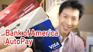 How to Setup AutoPay for Bank of America Credit Cards [upl. by Akcired]