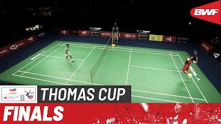 BWF Thomas Cup Finals 2022  Indonesia vs India  Finals [upl. by Nivre]