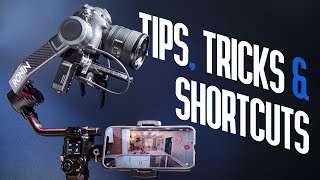 10 DJI RS2 Tips Tricks amp Shortcuts [upl. by Alford]