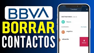 Cómo Borrar Contactos de BBVA App Rápido y Fácil [upl. by Yliab126]