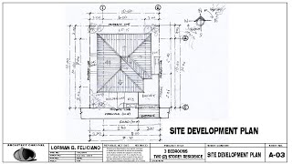 SHEET A03  SITE DEVELOPMENT PLAN [upl. by Roane]