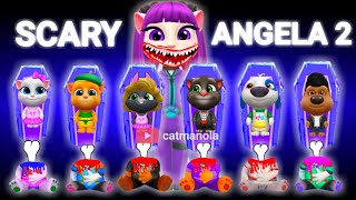 My Talking Tom Friends  AMONG US  SCARY ANGELA 2  RIP ALL FRIENDS  SAD STORY [upl. by Nnuahs831]