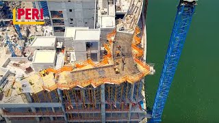 PROJECT  PERI at Biscayne Beach in Miami – Engineering solutions at 500 feet above ground EN [upl. by Leaper]