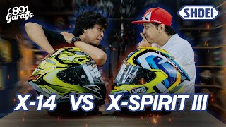 SHOEI XFOURTEEN VS XSPIRIT III Apa Bedanya [upl. by Butler]