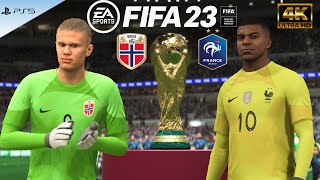 HAALAND GK vs MBAPPE GK Who is better NORWAY vs FRANCE WORLD CUP FINAL PS5 4K [upl. by Murton]