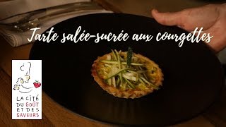 LA TARTE SALEESUCREE AUX COURGETTES par Géraldine Portoles [upl. by Irpak]